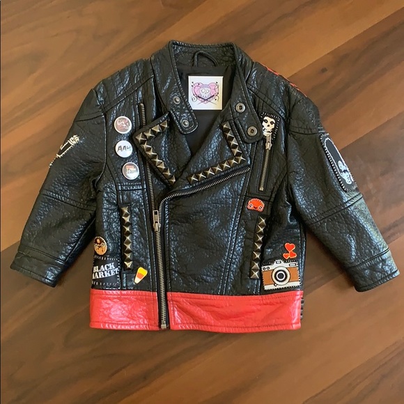 DIY Kids Punk “Leather” Jacket ❤️ Dead Kennedy’s - Picture 2 of 9
